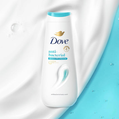 2 Pack Dove Antibacterial Body Wash Care & Protect 20 oz Each All Skin Types