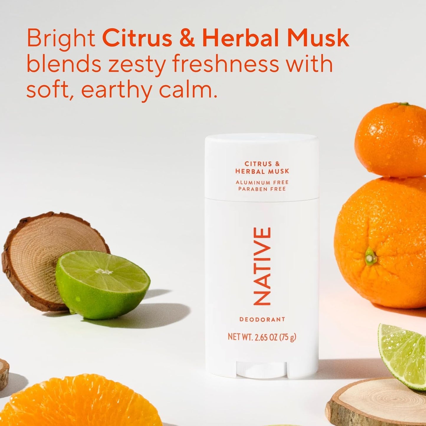 Native Deodorant Citrus & Herbal Musk 2.65oz