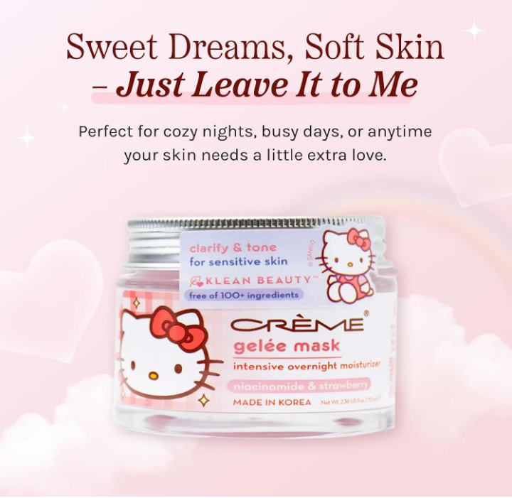 The Crème Shop Hello Kitty Klean Beauty™ Gelée Mask