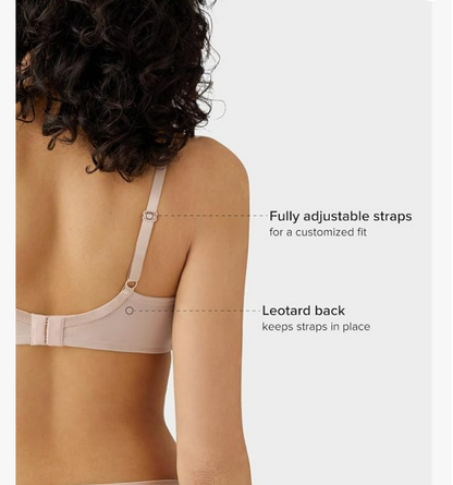 Wacoal Women's Full Bloom Unlined Underwire Full Coverage Bra, Rose Dust 40G