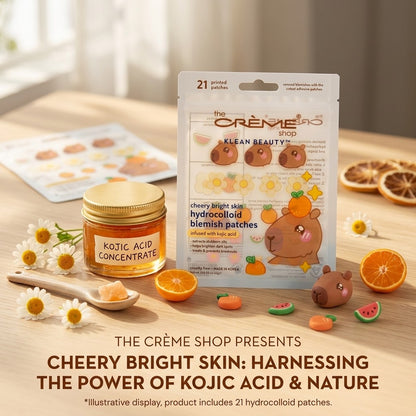 The Creme Shop Klean Beauty Kojic Acid Hydrocolloid Blemish Patches Capybara 21c