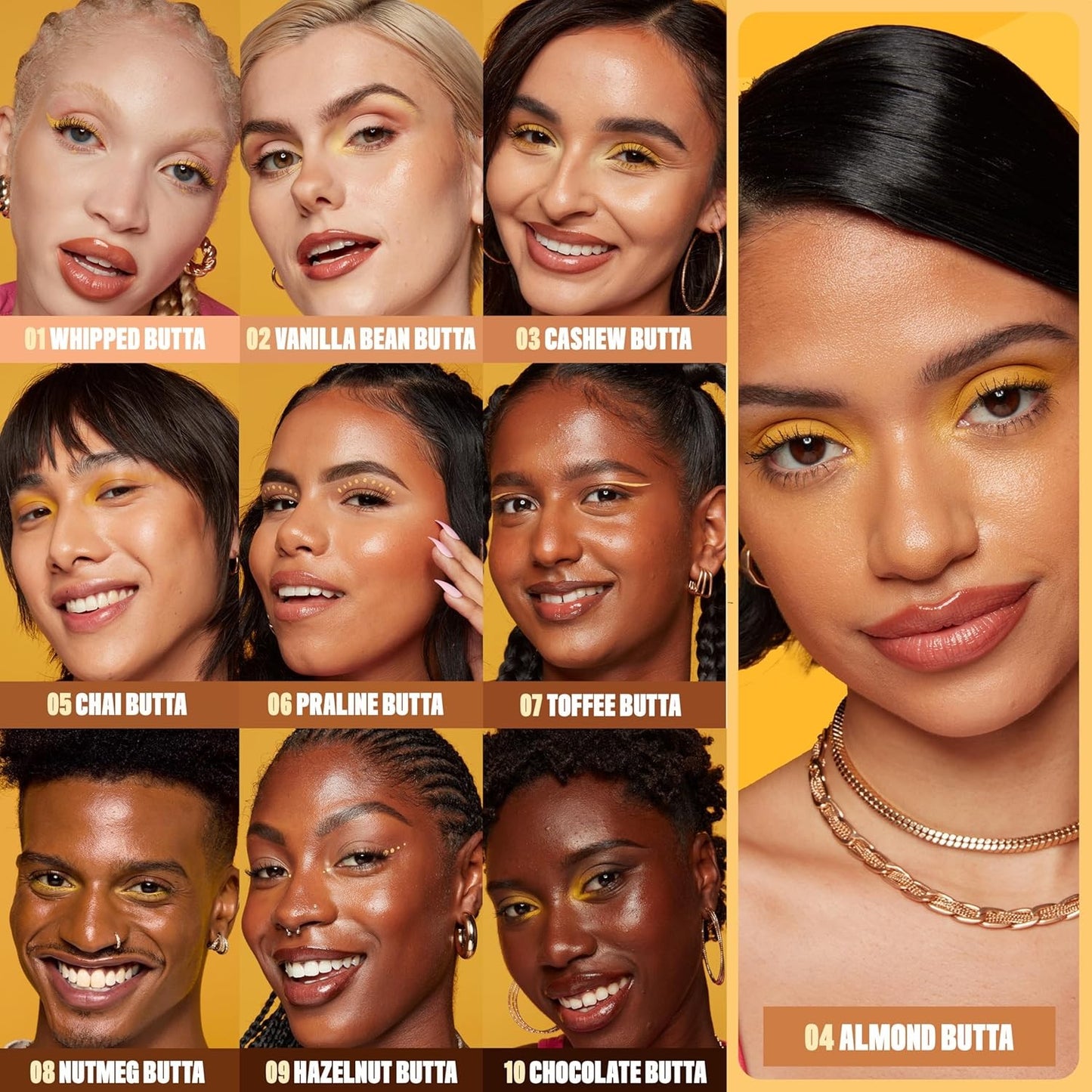 NYX PROFESSIONAL MAKEUP Buttermelt Glaze Soft Glow Skin Tint SPF 30 Up To 12HR Wear 04 Almond Butta