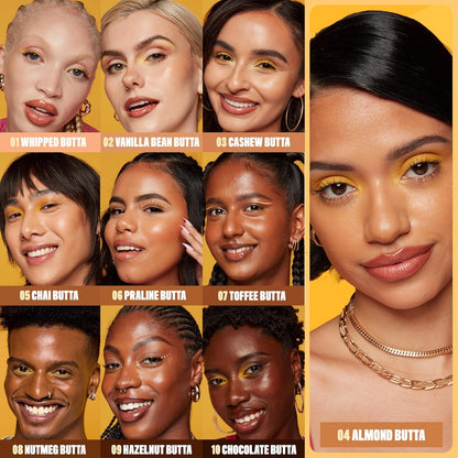 NYX PROFESSIONAL MAKEUP Buttermelt Glaze Soft Glow Skin Tint SPF 30 Up To 12HR Wear 04 Almond Butta