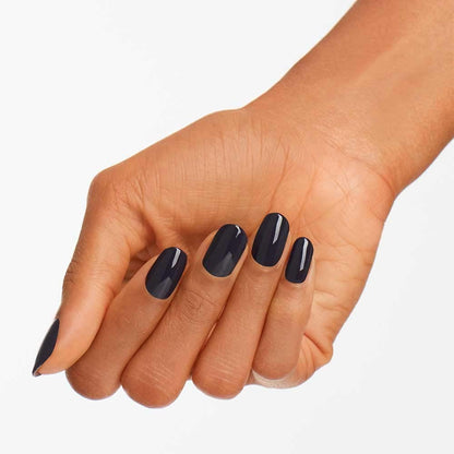 OPI Nail Lacquer Classic Nail Polish, Suzi & the Arctic Fox Opaque Dark Gray