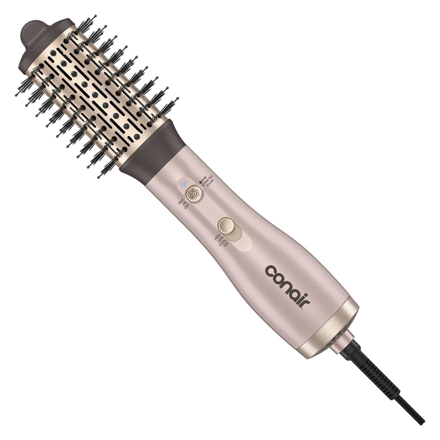 INFINITIPRO by CONAIR Frizz Free BC610C 2-in-1 Blow Dryer Brush. Wet-to-Dry Hot