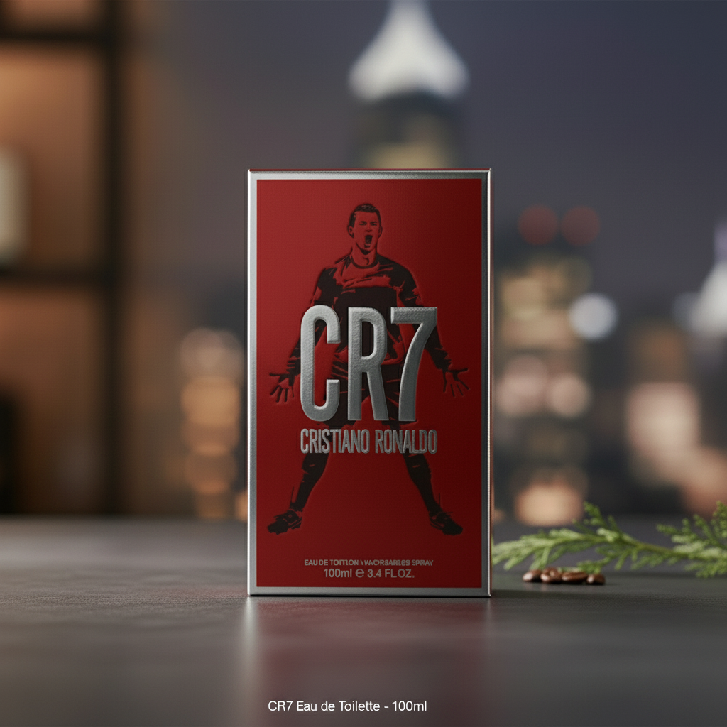 CR7 Cristiano Ronaldo Eau De Toilette Cologne Scent for Men Woody Musky Scent with Lavender Cardamom Tobacco Cedar From Cristiano Ronaldo’s Original Men’s Fragrance Collection 3 4 oz