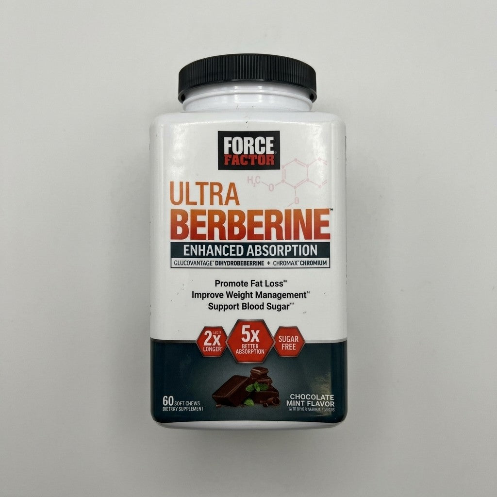 Force Factor Ultra Berberine Enhanced Absorption for Fat Loss, EXPJAN27