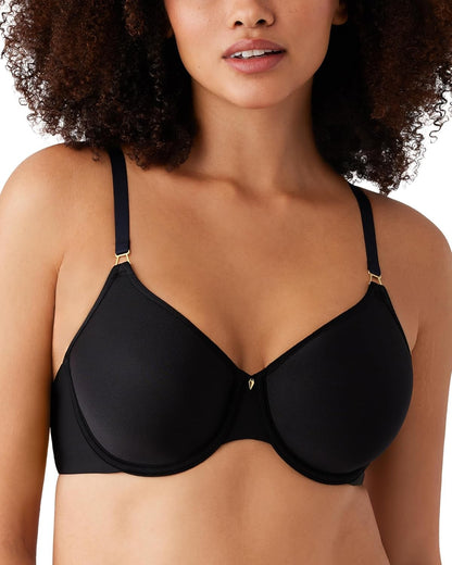 Wacoal Women's Simply Done Lightly Padded Full Coverage T-Shirt Bra, Black 38DD