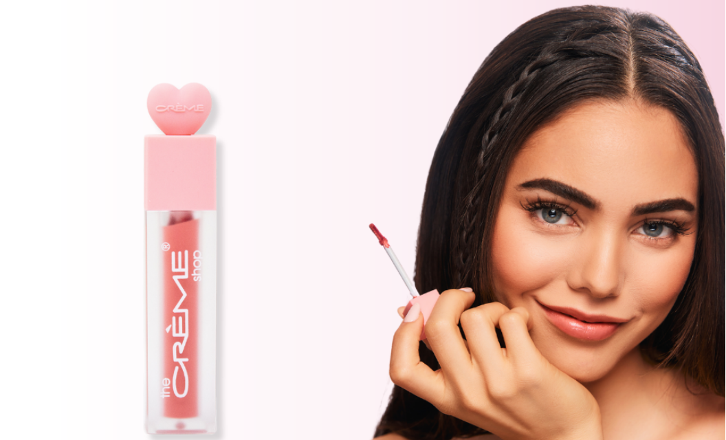 The Creme Shop Glossy 12 HR + Lip Stain, Wine & Dine, 0.194 oz (5.5 g)