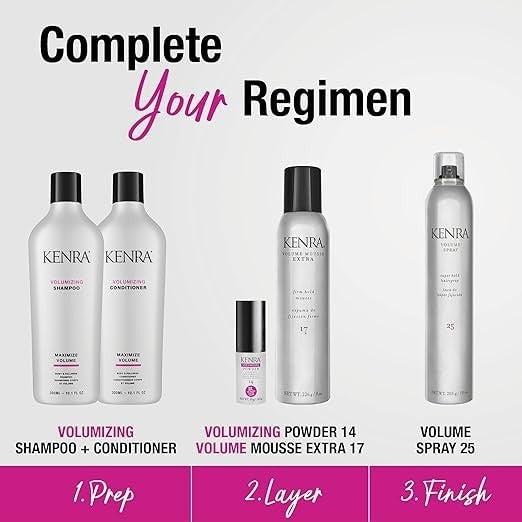Kenra Professional Volumizing Shampoo | Maximize Volume | Creates Body, 10.1 fl.