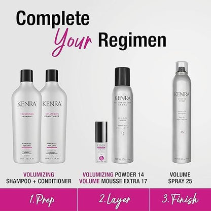 Kenra Professional Volumizing Shampoo | Maximize Volume | Creates Body, 10.1 fl.