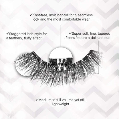 Ardell 3D Faux Mink False Eyelashes 858 Dramatic Volume Multipack 3 Pairs