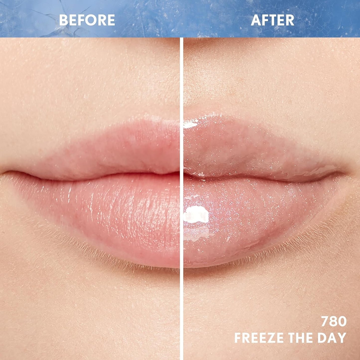 Covergirl Clean Fresh Yummy Plumper Lip Gloss, 780 Freeze The Day, Shiny, Vegan