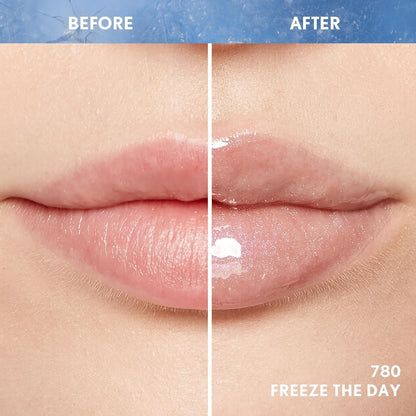 Covergirl Clean Fresh Yummy Plumper Lip Gloss, 780 Freeze The Day, Shiny, Vegan