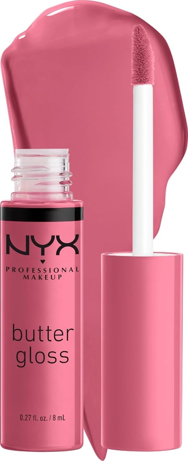 NYX PROFESSIONAL MAKEUP Butter Gloss, Non-Sticky Lip Gloss - Angel Food Cake