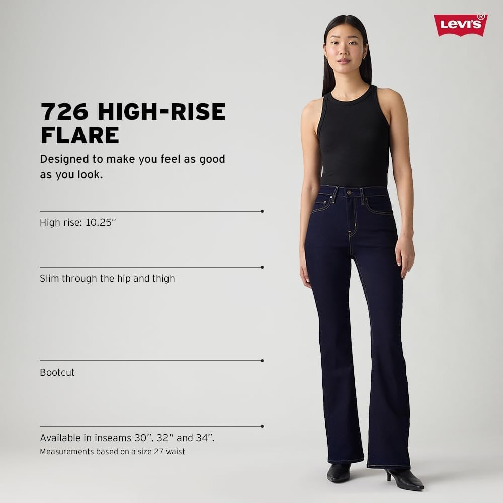 Levi's Women's 726 High Rise Flare Jeans 30X32 NWT