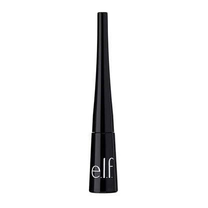 e.l.f. Liquid Eyeliner, High-pigment Liquid Eyeliner Jet Black