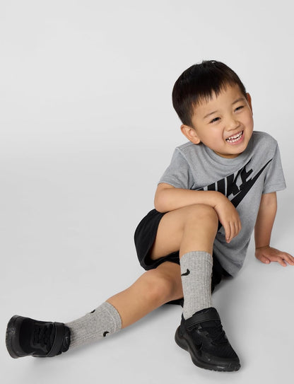 Nike Boys' Dri-FIT Sportswear T-Shirt and Mesh Shorts 2-Piece Outfit Set, 2T
