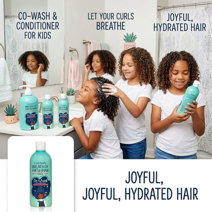 3PK Urban Hydration Kids Breath of Fresh Hair Co-Wash & Conditioner 12oz Each
