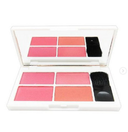 Bella Forever Blusher 4 Color Blush Palette 7.2g Matte High Pigment Face Makeup