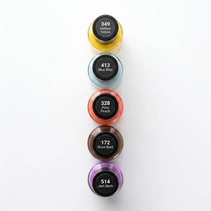 Sally Hansen Xtreme Wear Nail Polish - Chip Resistant - 5 Colors Set
