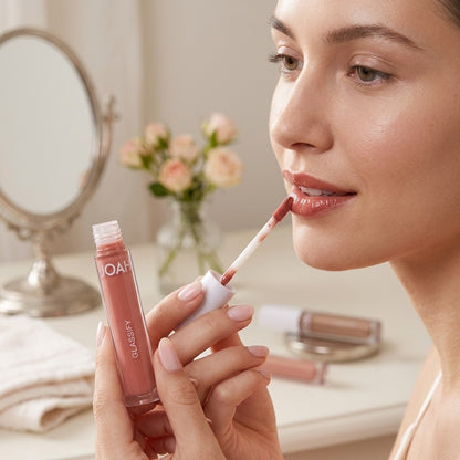 JOAH Glassify High Shine Lip Gloss Pixie Dust GL013 Shimmer Vegan Non-Sticky