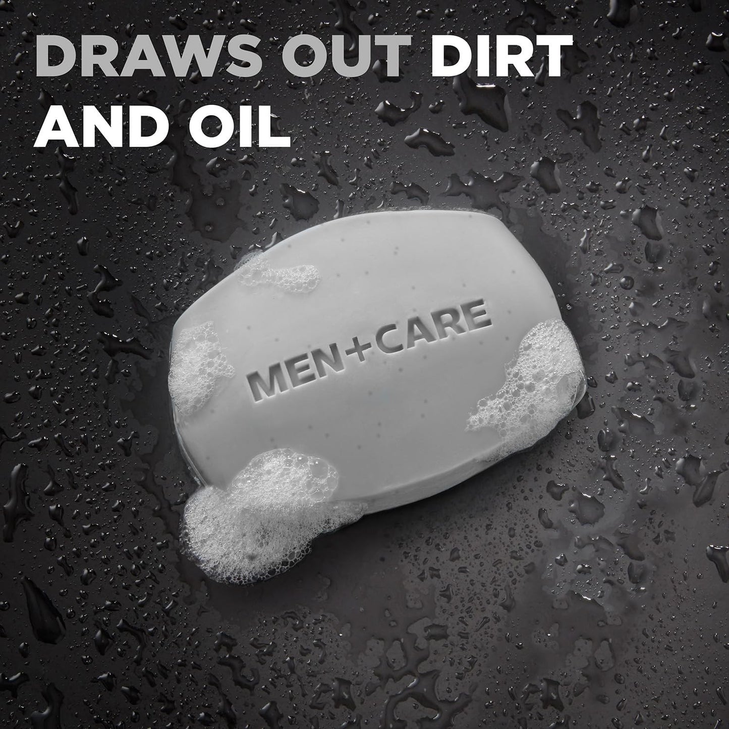 Dove Men+Care Body + Face Bar (6 Bars) – Exfoliating 3-in-1 Charcoal Soap
