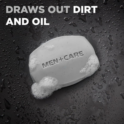 Dove Men+Care Body + Face Bar (6 Bars) – Exfoliating 3-in-1 Charcoal Soap
