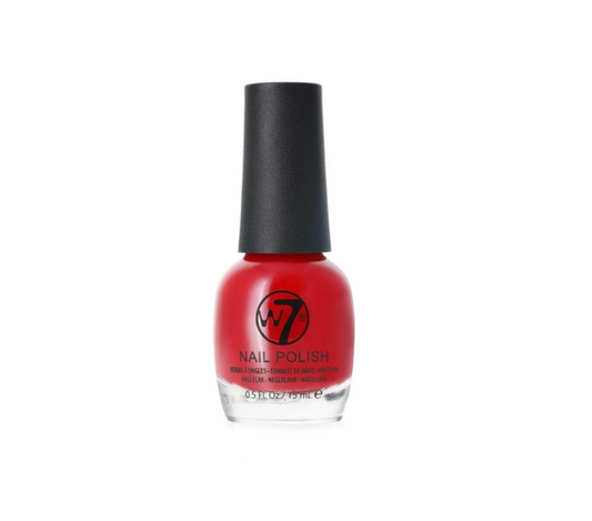 W7 Classic Nail Polish Pillar Box Red NP025 15ml 0.5 fl oz Vibrant Red