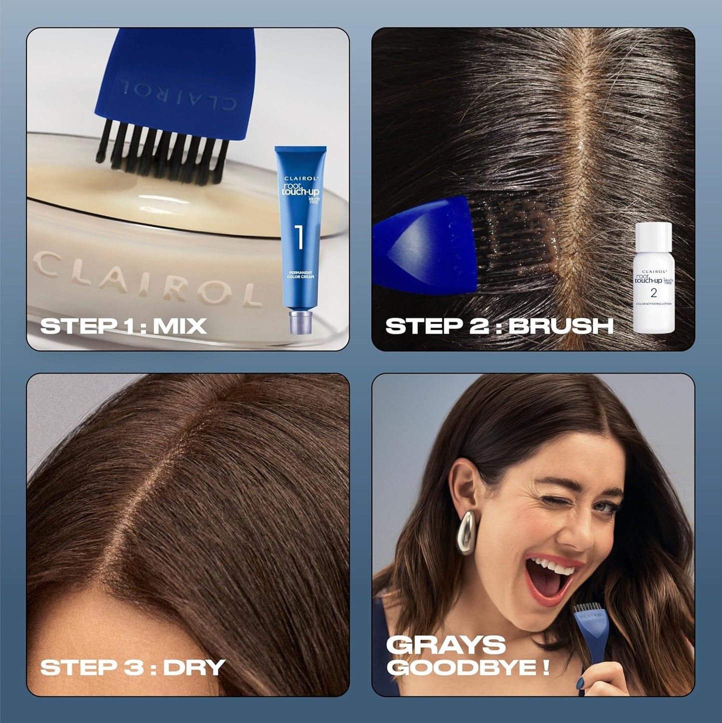 Clairol Root Touch-Up by Nice'n Easy Permanent Hair Dye, 5R Medium Auburn 1 Pack