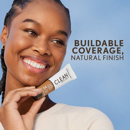 COVERGIRL Clean Invisible Liquid Foundation, 103 Light Ivory, 1.0 fl oz