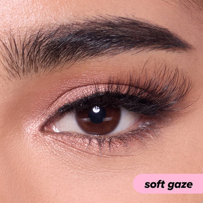 L.A. COLORS DRAMATILASH Faux Mink Lashes 3-Pack Soft Gaze CBEL535 3D Curl Reusab