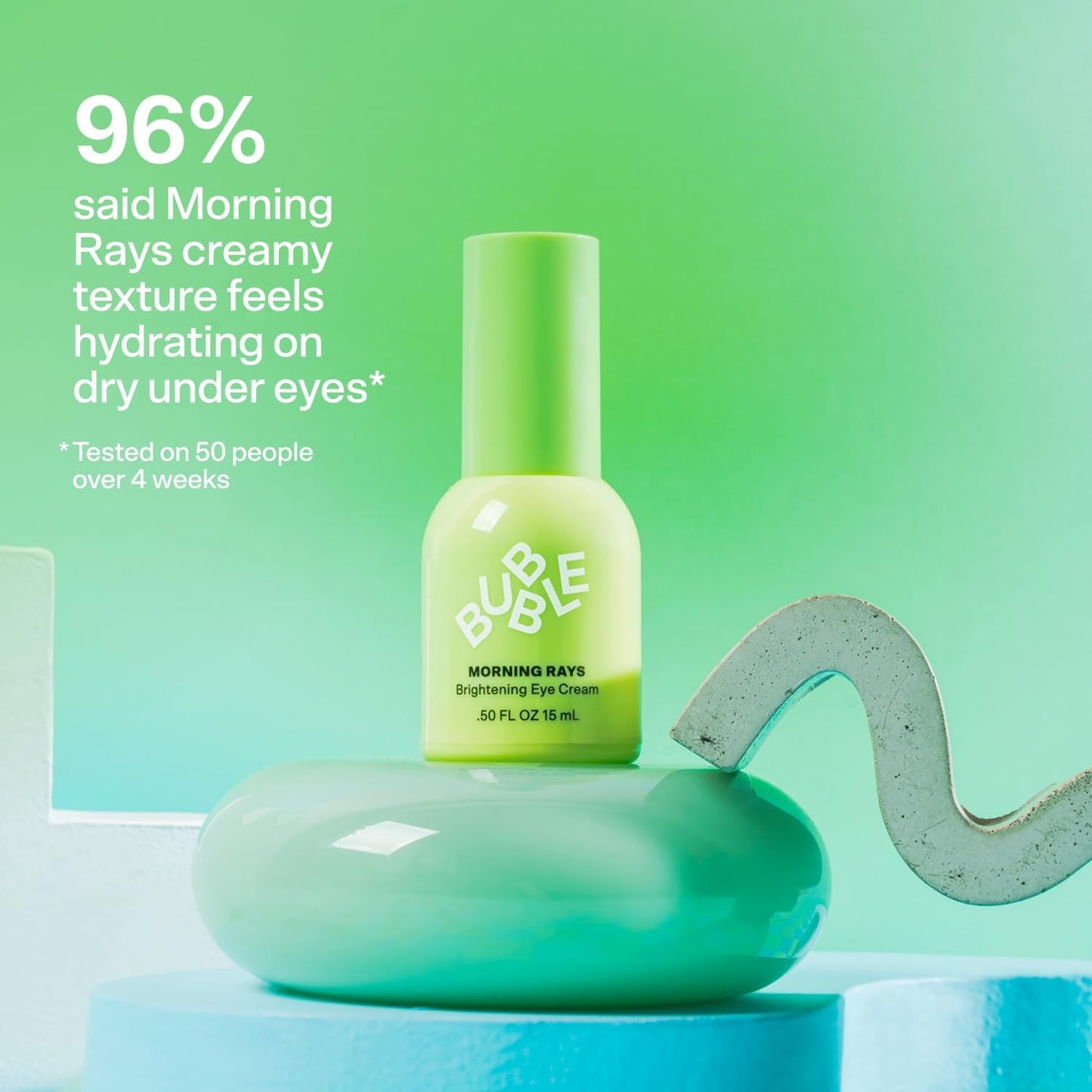 Bubble Skincare Morning Rays Brightening Eye Cream - Vitamin C Under Eye 15ml