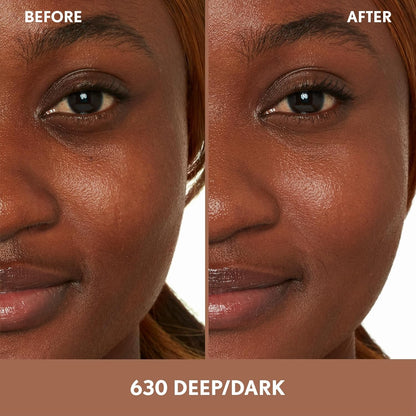 COVERGIRL Clean Fresh Nourishing Skin Tint, 630 Deep/Dark, Liquid Foundation.