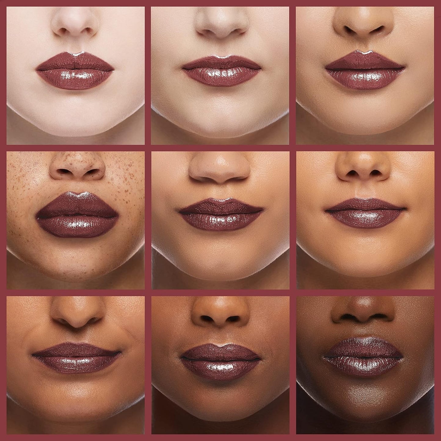 Black Radiance Metalicious Metallic Lipstick Lip Sculptor Lava Chrome (Burgundy)