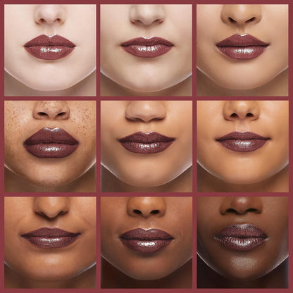 Black Radiance Metalicious Metallic Lipstick Lip Sculptor Lava Chrome (Burgundy)
