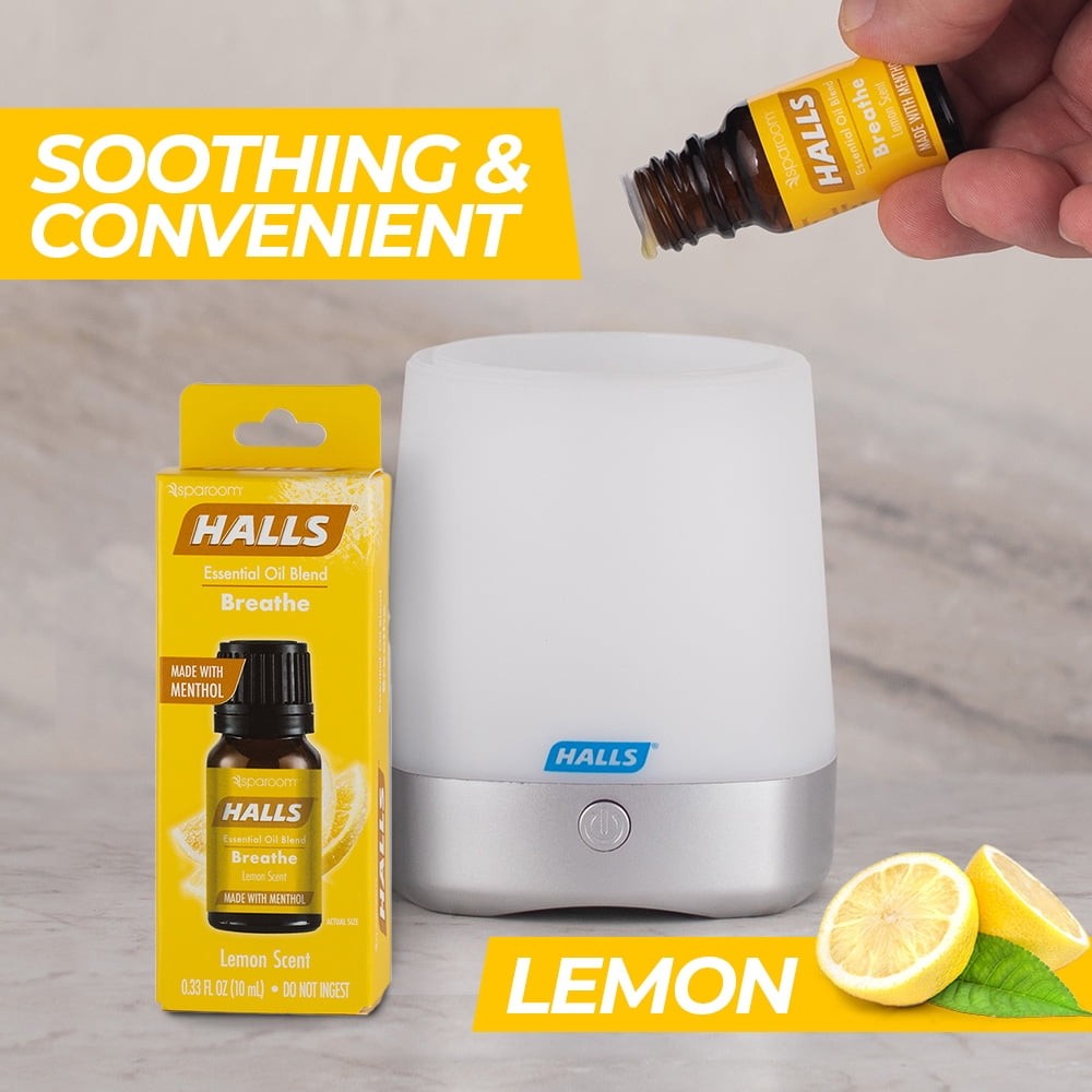 HALLS Aromatherapy Essential Oil Lemon Blend - 10 ml