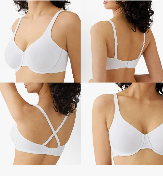 Wacoal Ever Flexing, Full Coverage, Seamless, Fit Flexable, White, XL