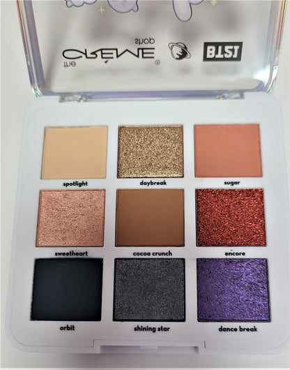 Crème Shop BT21 UNIVERSTAR POP Eyeshadow Palette, 9 Shades
