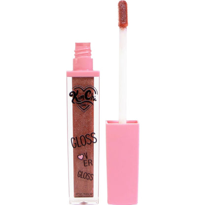 KimChiChic Beauty Gloss Over Gloss Shimmery Micro Sparkle Lip Gloss To Wear Alone Or Over Lipstick Fragrance Free Luscious Lip Balm Mauve With Red Undertones 04 Nectar 0 35ml