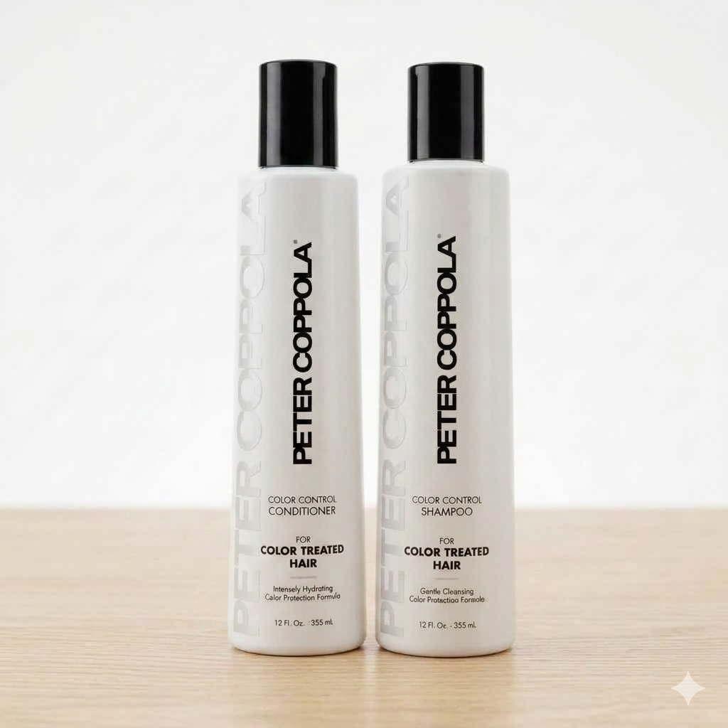 Peter Coppola Color Control Shampoo & Conditioner Set 12oz Color Treated Hair