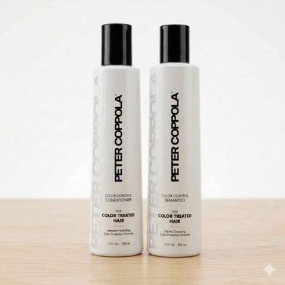 Peter Coppola Color Control Shampoo & Conditioner Set 12oz Color Treated Hair