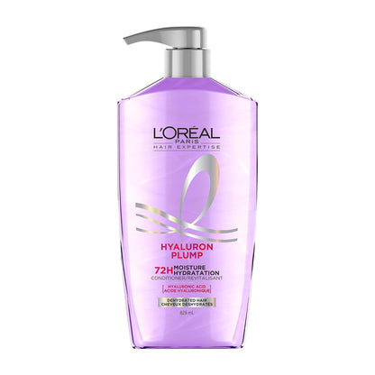 3 Pack L'Oreal Paris Elvive Hyaluron Plump Conditioner 26.5oz Hydrating Dry Hair