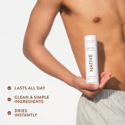 Native Deodorant & Body Spray, Coconut & Vanilla, Quick Drying, 3.5 oz