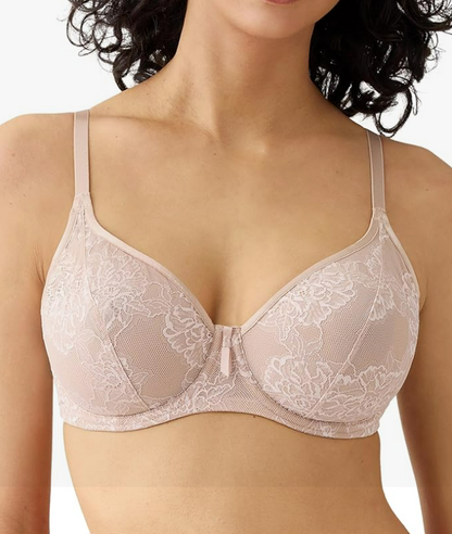Wacoal Women's Full Bloom Unlined Underwire Full Coverage Bra, Rose Dust 40G