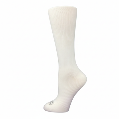 Cutieful Women's 8-15 mmHg Compression Socks White Medium 9-11 Doctor's Choice