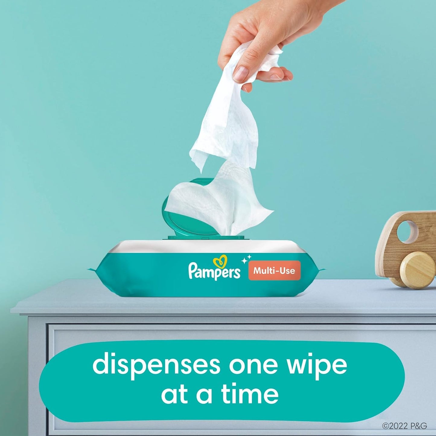 Pampers Multi-Use Body Face & Mess Wipes Fragrance Free 2pk 112 Count