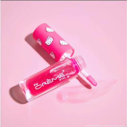 THE CRÈME SHOP X HELLO KITTY KAWAII KISS SHIMMER LIP OIL - BERRY GUMMY FLAVORED