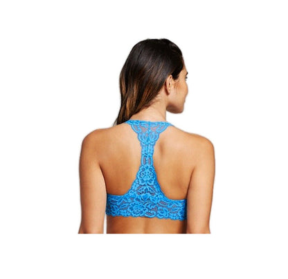 Xhilaration Women Lace Racerback Padded Bralette