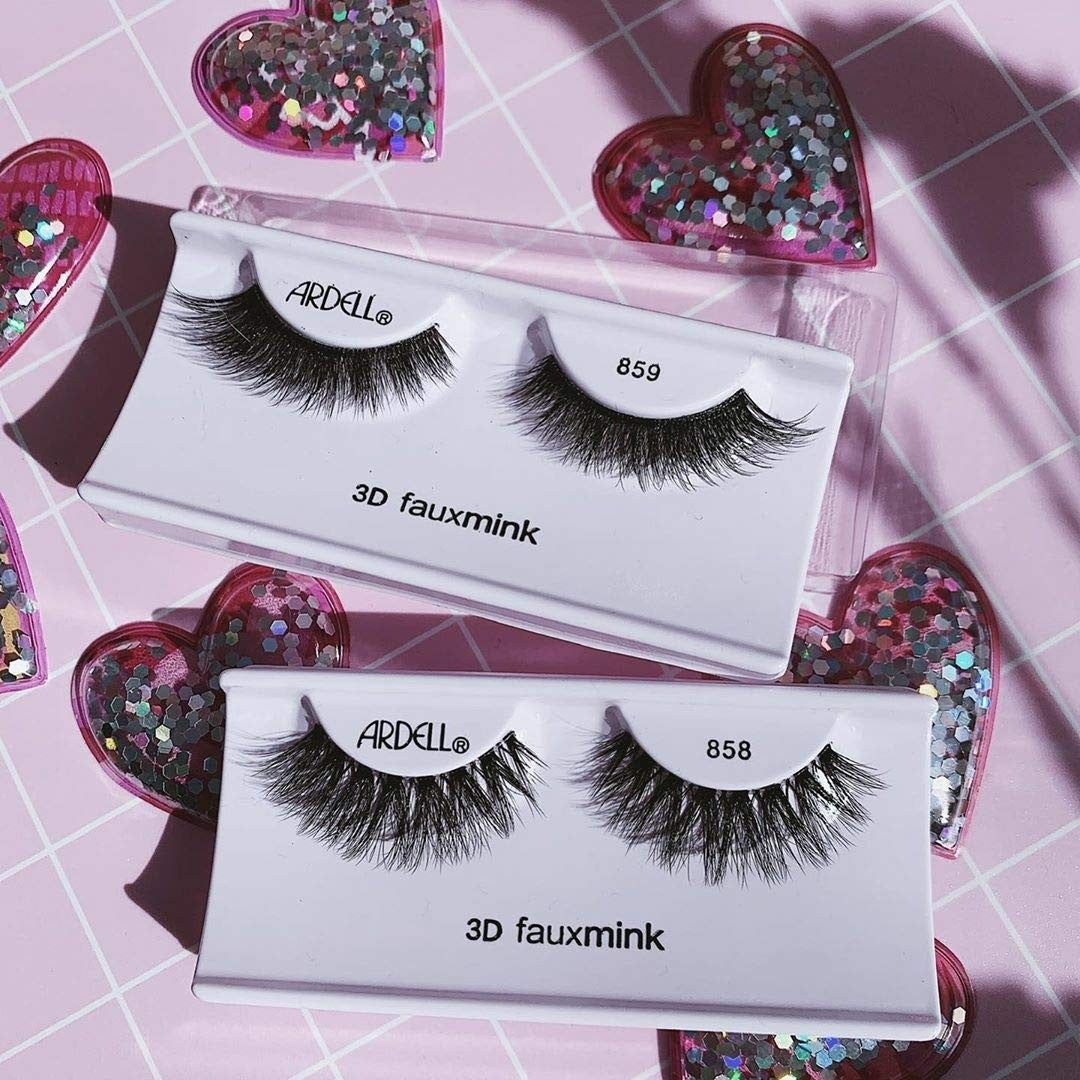 Ardell 3D Faux Mink False Eyelashes 858 Dramatic Volume Multipack 3 Pairs
